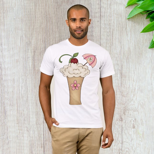 Milkshake With An Umbrella Mens T-Shirt (Creator Uploaded)