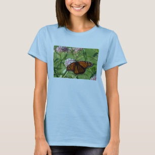 Milkweed Blossoms and Monach T-Shirt