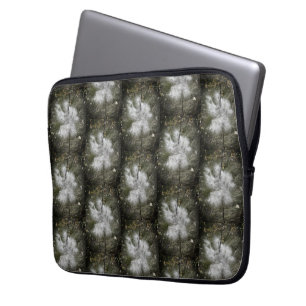 Milkweed   Butterfly   Fog   Half Drop Laptop Sleeve