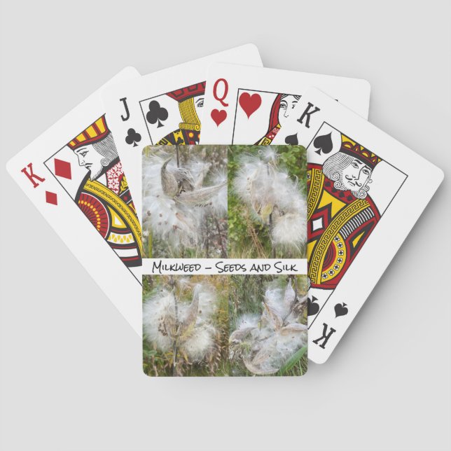 Milkweed | Natural Playing Cards (Back)