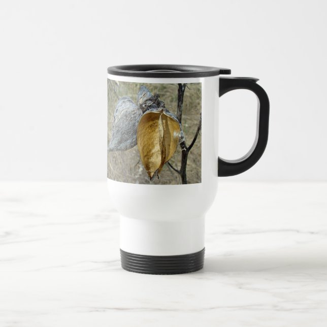 Milkweed Pods Travel Mug (Right)