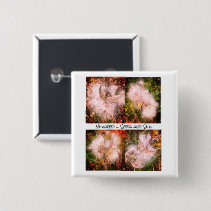 Milkweed Sangria 15 Cm Square Badge