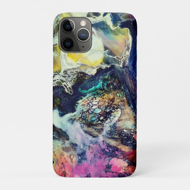 Milky Abstract Case-Mate iPhone Case (Back)