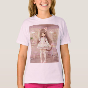  Milky Kitten Kawaii Doll T-Shirt