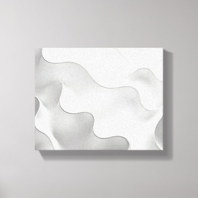 Milky Waves Canvas Print (Front)