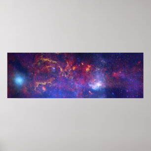 Milky Way, Astronomy Print, NASA, Space, Hubble Poster