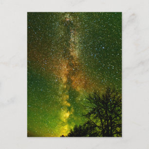 Milky Way & Aurora Borealis   Ontario Canada Postcard