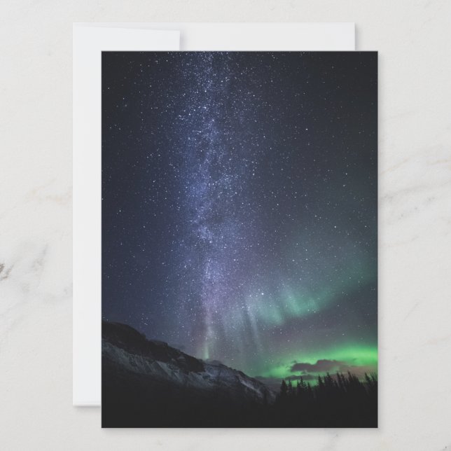 Milky Way Aurora Card (Front)