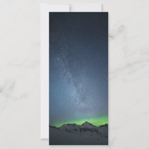 Milky Way Aurora Card