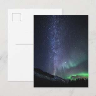 Milky Way Aurora Postcard