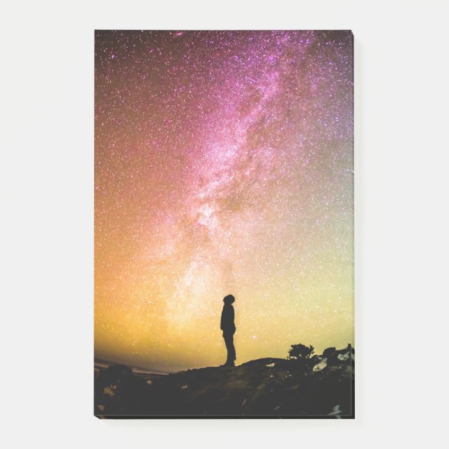 Milky Way Beautiful Colourful Nature Scenery Post-it Notes (Front)