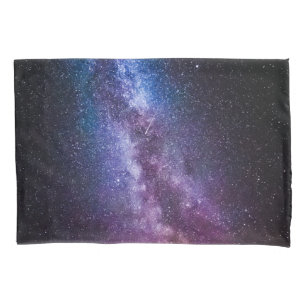 Milky way bright colors pillowcase