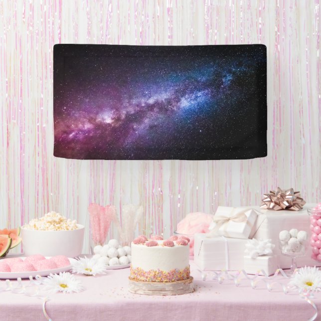Milky way bright colours banner (Party)