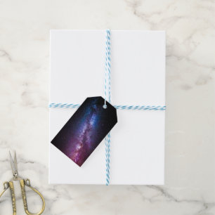 Milky way bright colours gift tags