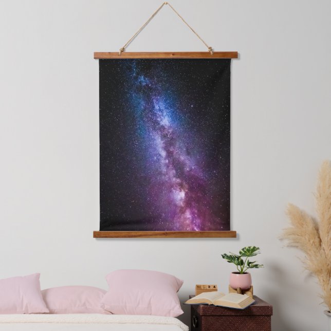 Milky way bright colours hanging tapestry (Bedroom)