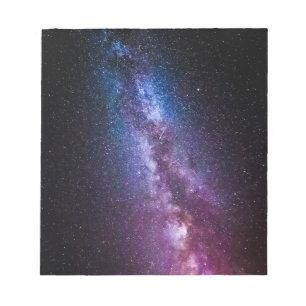 Milky way bright colours notepad