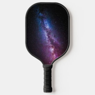 Milky way bright colours pickleball paddle