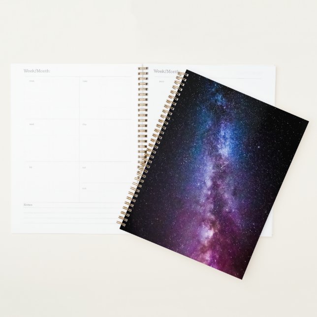 Milky way bright colours planner (Display)