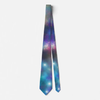 Milky Way Colourful Galaxy Art Neck Tie
