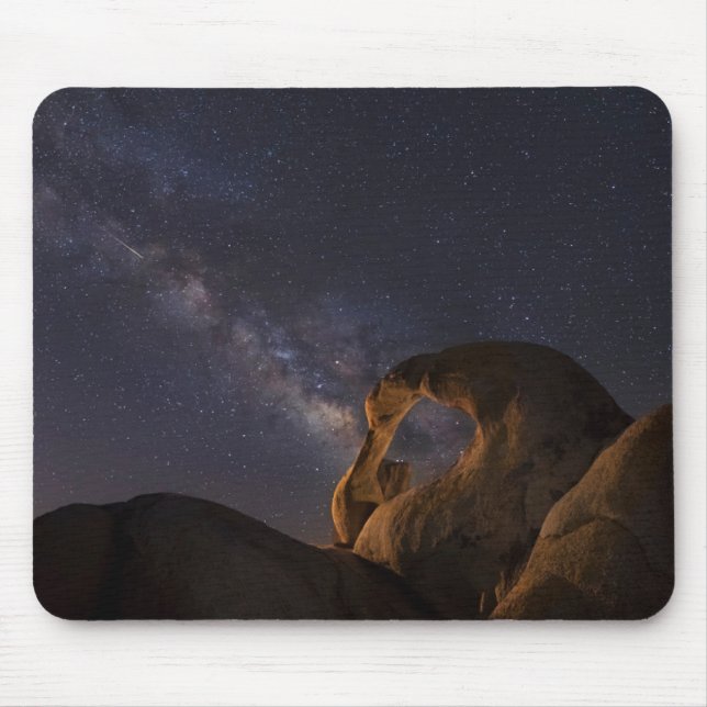 Milky Way & Cyclops Arch | Alabama Hills Mouse Pad (Front)
