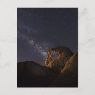 Milky Way & Cyclops Arch   Alabama Hills Postcard