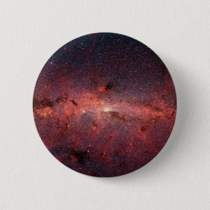 Milky Way Galactic Centre, Stars, Clouds, Clusters 6 Cm Round Badge