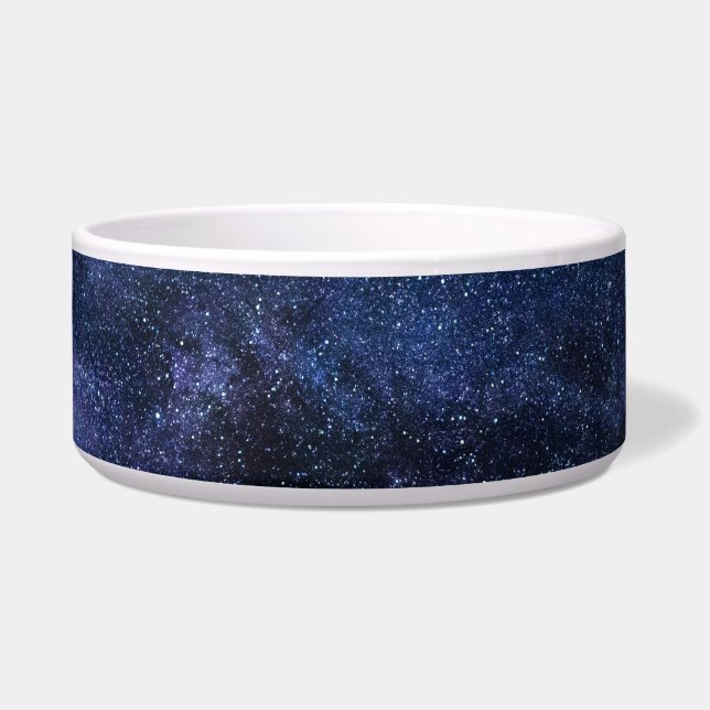 milky way galaxy cat food bowl (Front)