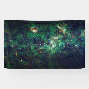 Milky Way galaxy Cosmic Space Banner