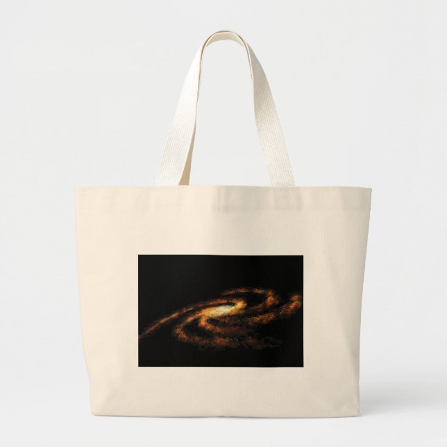 Milky Way galaxy Large Tote Bag (Front)