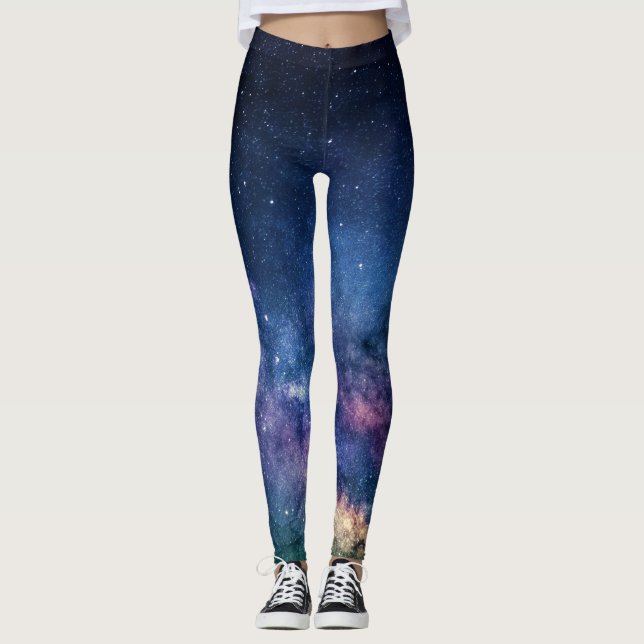 Milky Way Galaxy Leggings (Front)
