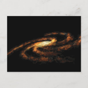 Milky Way galaxy Postcard