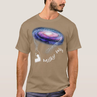 Milky Way Galaxy Solar System Cute Funny Astronomy T-Shirt