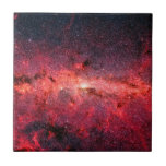 Milky Way Galaxy Tile<br><div class="desc">Hundreds of thousands of stars crowded into the swirling core of our spiral Milky Way galaxy. Beautiful galaxy photo and a wonderful example of space photography.</div>