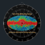 Milky Way Galaxy Veil Over WMAP Universe   Dartboard<br><div class="desc">The Milky Way's Veil: Understanding the WMAP Image with Galactic Foreground The Cosmic Microwave Background (CMB): A Glimpse into the Universe's Infancy - The cosmic microwave background (CMB) is a faint radiation filling the universe, a relic of the Big Bang. It provides a snapshot of the universe when it was...</div>