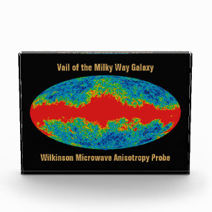 Milky Way Galaxy Veil Over WMAP Universe Photo Block