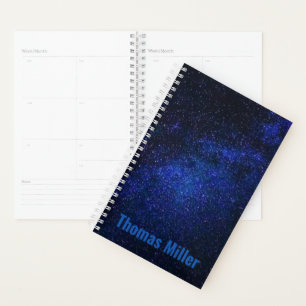 "Milky Way" Image, Personalised Planner