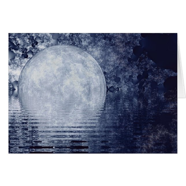 Milky Way Moonrise Card (Front Horizontal)