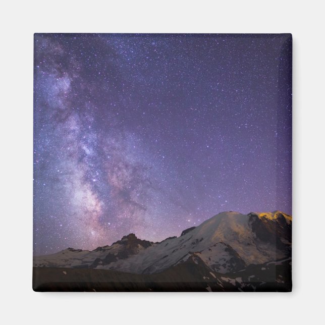 Milky Way & Mt. Rainier | Washington State Magnet (Front)