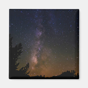 Milky Way night sky, California Magnet