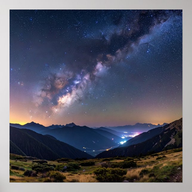 Milky Way Over Egypt Poster (Front)