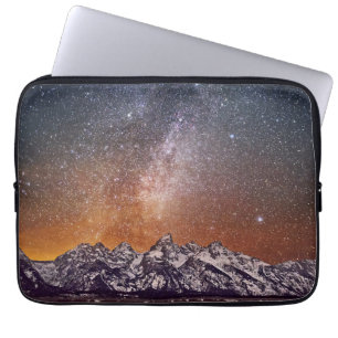 Milky Way over Grand Teton Laptop Sleeve