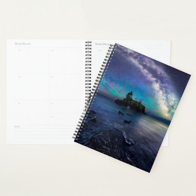 Milky Way over Hollow Rock Planner (Display)