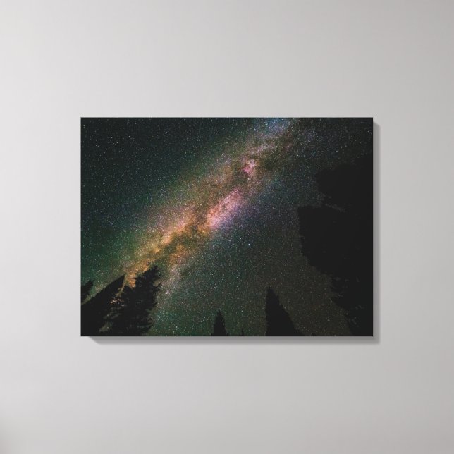 Milky Way Over Lizard Head Pass Canvas Print (Front)