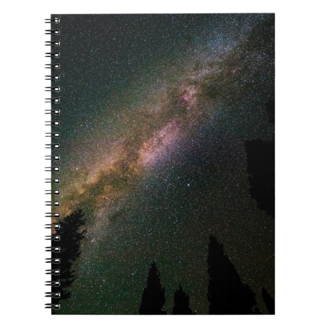 Milky Way Over Lizard Head Pass Notebook (Front)