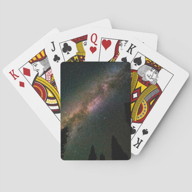 Milky Way Over Lizard Head Pass Playing Cards (Back)