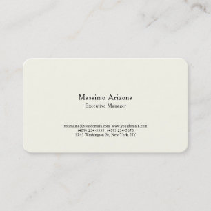 Milky Way Plain Professional Modern Minimailst Business Card