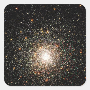 Milky Way Star Cluster Square Sticker