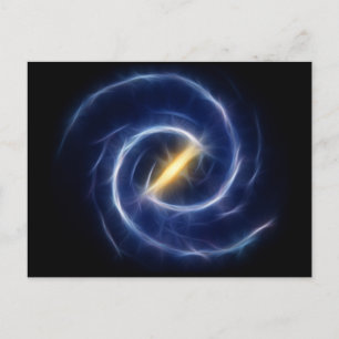Milky Way Stars Spiral Galaxy Postcard