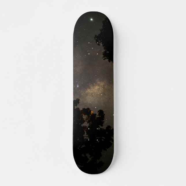 Milky Way Trees Skateboard (Front)