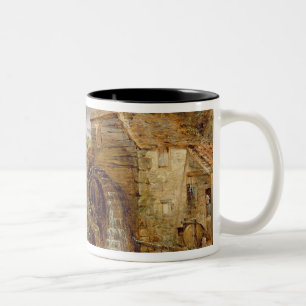 Mill at Gillingham, Dorset, 1825-26 (oil on canvas Two-Tone Coffee Mug